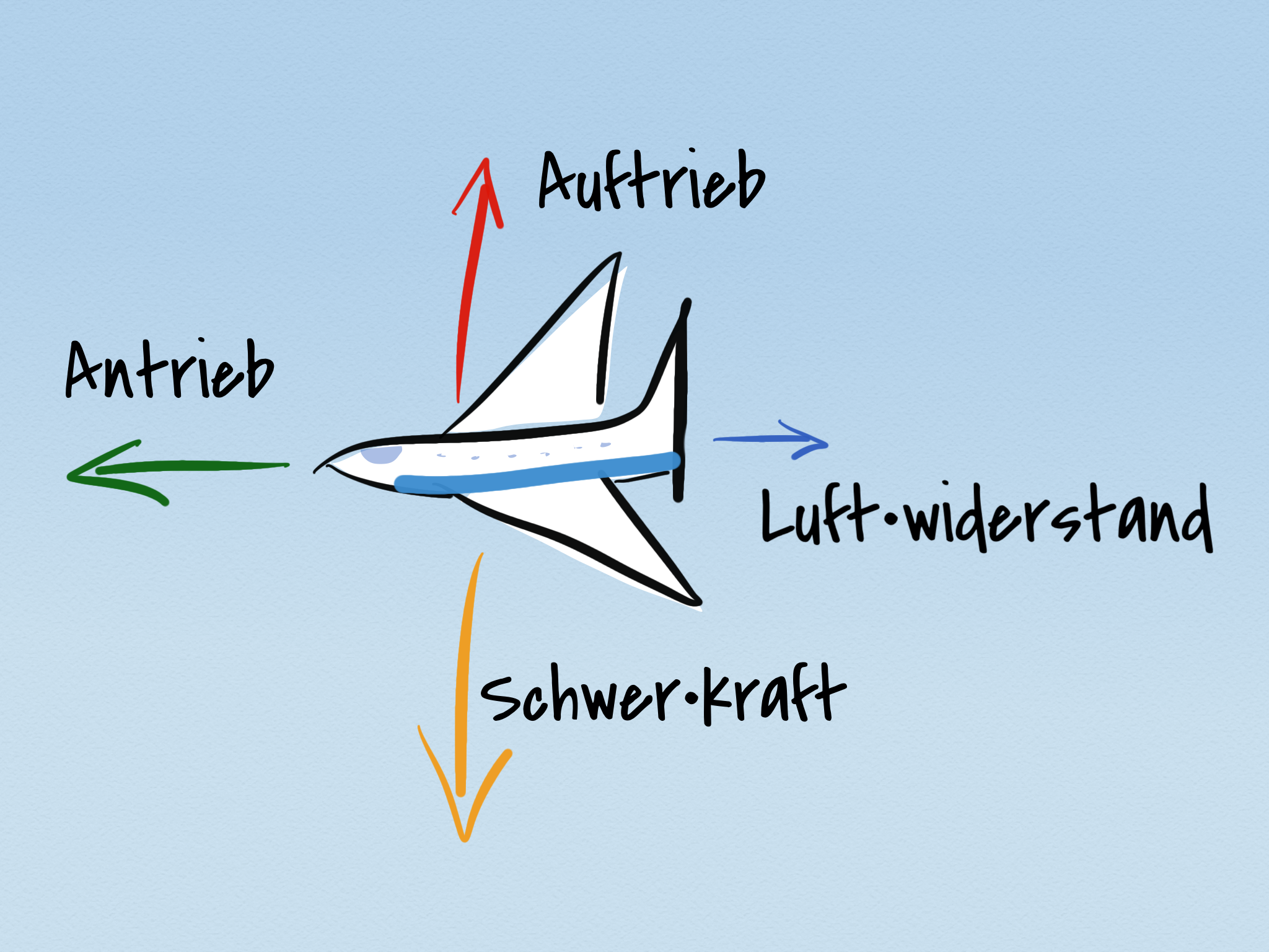 Wie fliegen Flugzeuge? Vier physikalische Kräfte, von denen Sie wissen  müssen